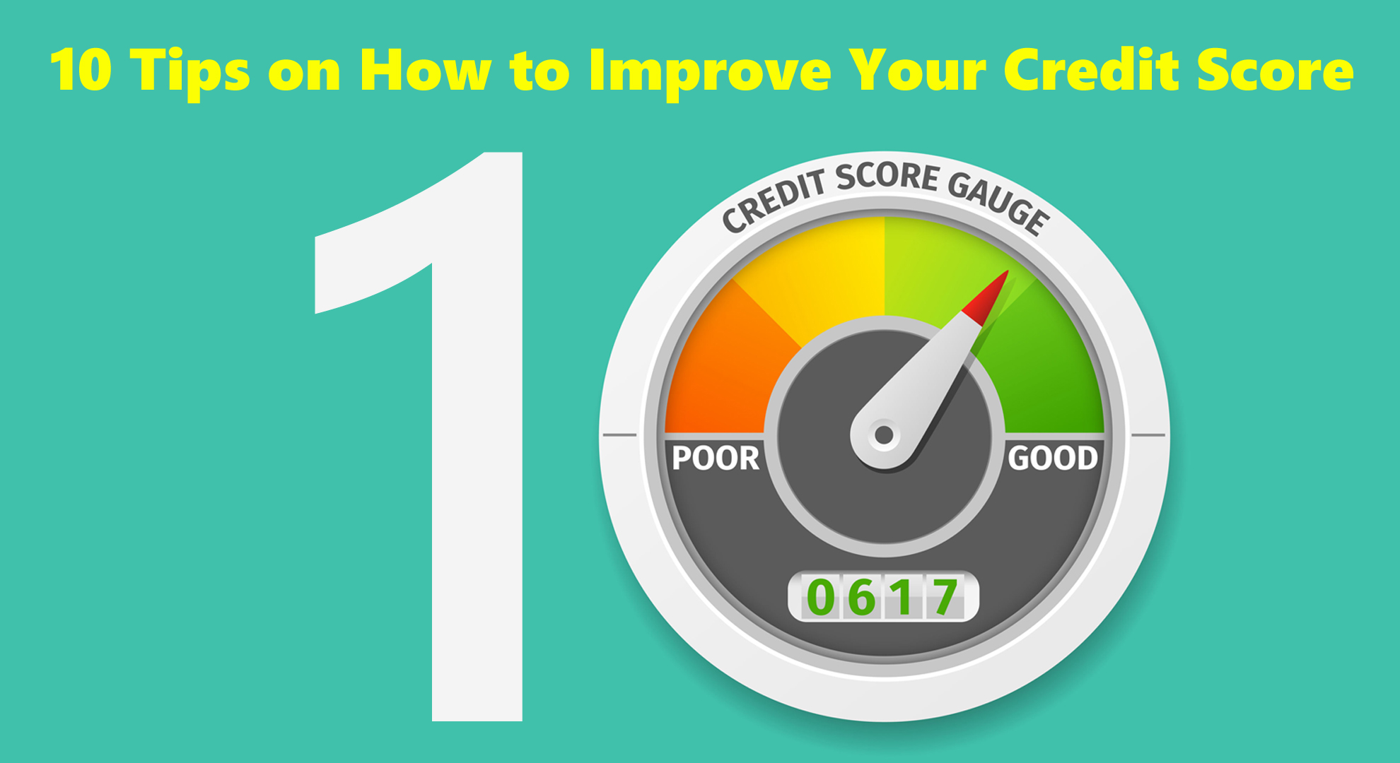 10 Tips On How To Improve Your Credit Score | Simple Business Simple Life